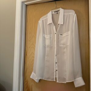 White Button-Up women’s Shirt